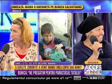 Constanța Suliță, mama celor cinci copii părăsiţi: "Le-am luat numai zece lei din alocaţie!"