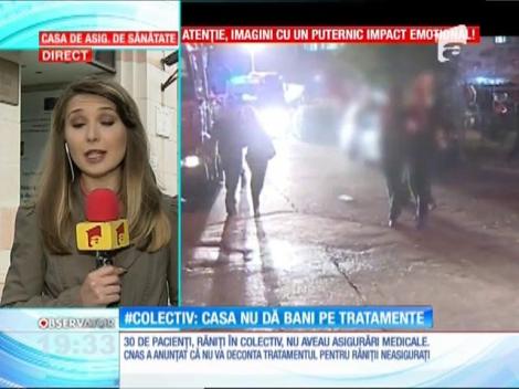 Spitalele care au tratat răniţi din Colectiv rămân cu găuri în buget