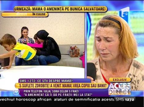 Iulia, sora celor cinci copii abandonaţi: "Mama a ameninţat că îi dă pe fraţii mei la stat!"