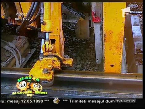 Smiley News: Dorele, uite cum se montează calea ferată în Germania!