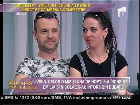 Emilia şi Nicolae s-au întors din Dubai!