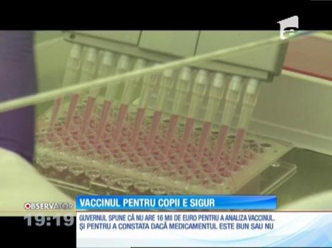 Ministerul Sănătăţii: Vaccinul cu care au fost imunizaţi copiii din Argeş, diagnosticaţi cu Sindrom Hemolitic Uremic, e sigur