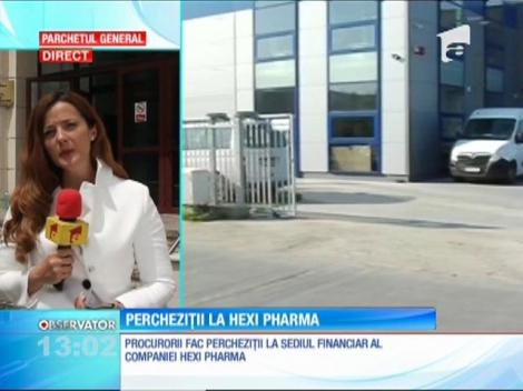 Procurorii fac percheziţii la sediul Hexi Pharma