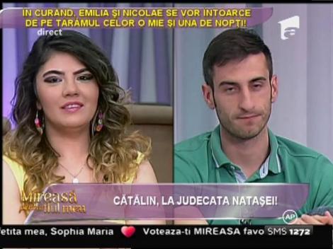 Cătălin: "Nataşa e geloasă că eu am mers la cină împreună cu Liliana!"