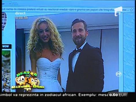 Dani Oțil și Flavia Mihășan, ca la propria lor nuntă! Fotografie de colecție