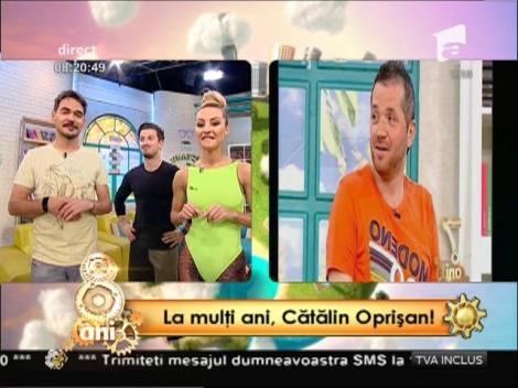 Astăzi este ziua lui Cătălin Oprișan! Colegii de la Neatza l-au surprins de la primele ore ale zilei "La mulți aaani!"