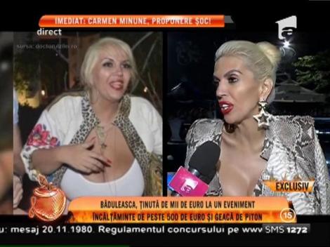 Raluca Bădulescu, ţinută de miide euro la un eveniment