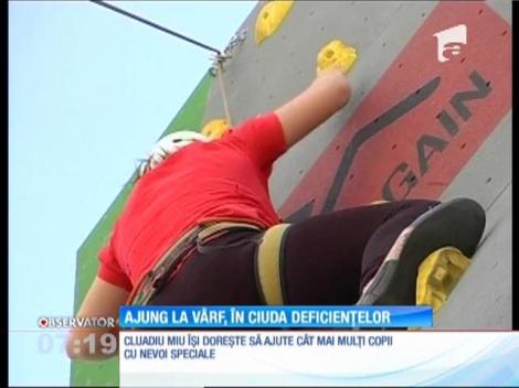 Școala de escaladă pentru copiii nevăzători