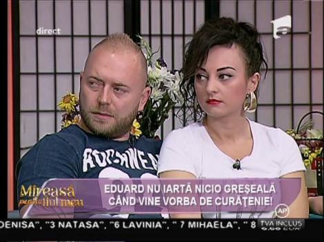 Eduard își taxează iubita! Lavinia: ”De unde replica asta, ai venit nervos?”