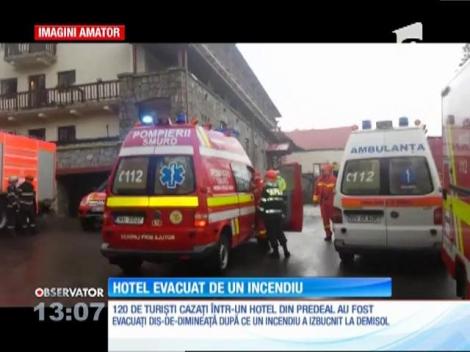 Incendiu într-un hotel din stațiunea Predeal