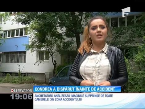 Dan Condrea a dispărut înainte de accident