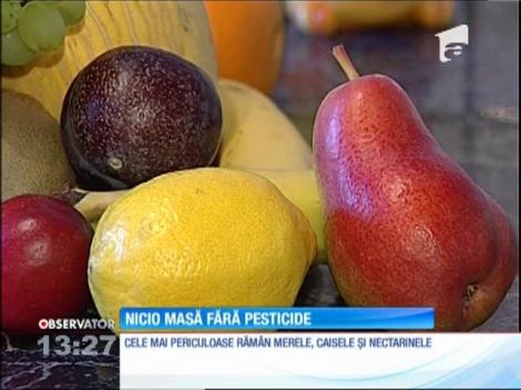 Legumele și fructele care nu sunt din Uniunea Europeană sunt îmbibate cu zeci de pesticide