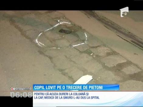 Copil de 10 ani, lovit pe o trecere de pietoni din Bucureşti