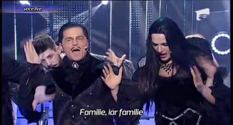 Andrei Ștefănescu și Liviu Vârciu se transformă în Familia Addams: "When you're an Adams"
