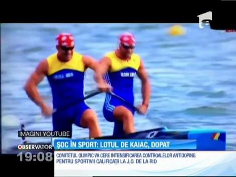 Componenții lotului de Kaiac al României au fost depistați pozitiv la controlul antidoping