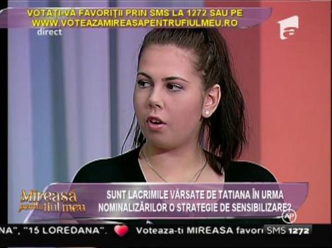 Tatiana a vărsat lacrimi amare în urma numărului mare de nominalizări primite!