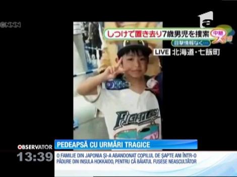 Un băiat de 7 ani, din Japonia, a fost abandonat într-o pădure plină de urşi chiar de părinţii săi