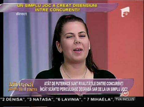 Emilia: "Mai mulţi concurenţi comentau deranjant de pe margine, deşi nu participau la joc!"