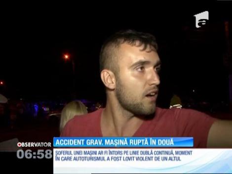 Accident violent, pe o şosea din Constanţa! Cinci oameni, printre care şi un copil de 13 ani, au fost răniţi