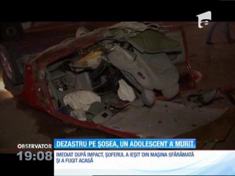 Imagini şocante au fost surprinse la Constanţa! O maşină s-a rupt în două într-un impact cu un alt autoturism