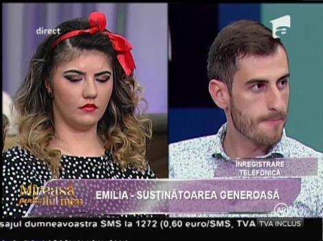 Emilia, susţinătoarea generoasă: "Sunt dezamăgită de Cătălin şi Nataşa!"
