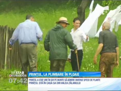 Prinţul Charles, surprins de o ploaie torenţială pe meleagurile româneşti