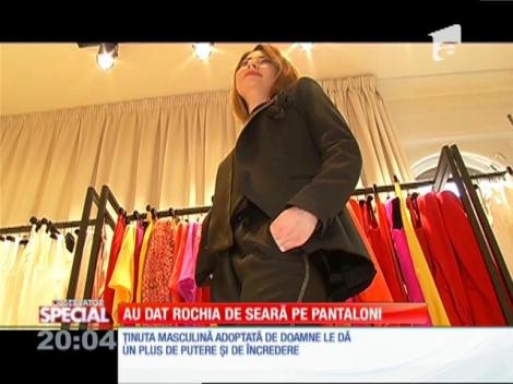 SPECIAL! Au dat rochia de seară pe pantaloni