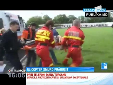 Un elicopter SMURD Iași s-a prăbuşit în Republica Moldova: Patru persoane au decedat