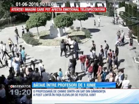 O profesoară de chimie din Dâmboviţa a fost lovită în plină stradă de fostul iubit