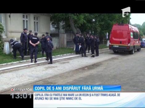 Un copil de 5 ani din județul Iași a dispărut fără urmă