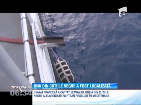 Una dintre cutiile negre ale aeronavei EgyptAir, prăbuşite în Mediterana, a fost localizată