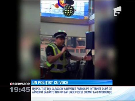 Un polițist cu voce