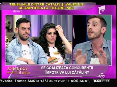 Tensiunile dintre Cătălin şi Valentin se amilifică la fiecare pas!