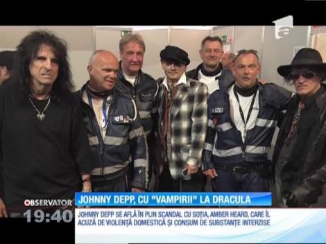 Johnny Depp a ajuns în România