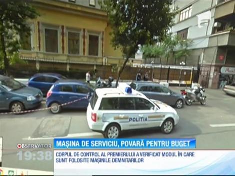 Mașina de serviciu, povară pentru bugetul de stat