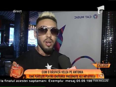 Iată cum o răsfață Alex Velea pe Antonia