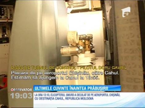 Ultimele cuvinte înaintea prăbuşirii elicpoterului SMURD