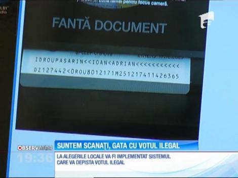 Noul sistem care îi depistează pe cei care vor să voteze de două ori va fi folosit la alegerile locale