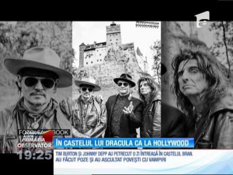 Johnny Depp şi Tim Burton s-au întâlnit la Castelul Bran