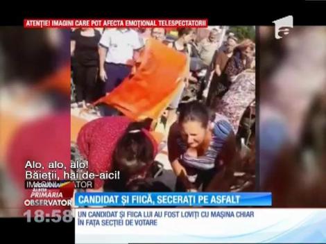 Un candidat din Giurgiu şi fiica lui, spulberaţi de o maşină chiar în faţa secţiei de votare