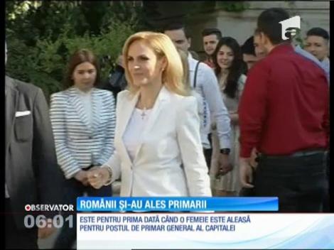 Primele rezultate ale exit-poll-ului: Gabriela Firea e noul primar al Capitalei!