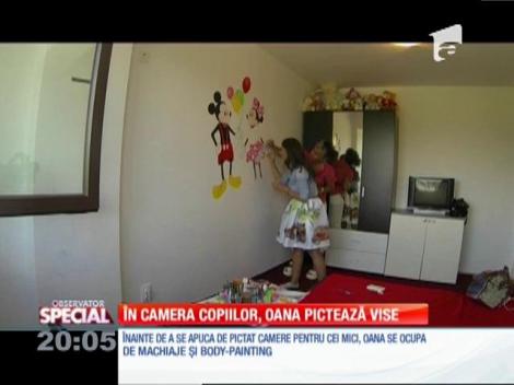Special! În camera copiilor, Oana Anca Ursu pictează vise