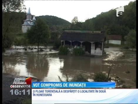 Vot compromis de inundații. Timp de ore întregi oamenii nu au putut ajunge la secţia de votare