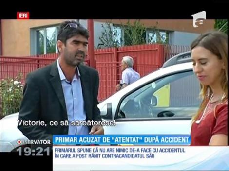 Primar acuzat de ”atentat” după accident