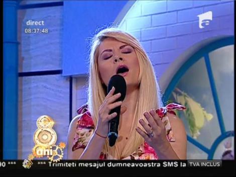 Voce până la cer și înapoi! Ianna Novac ne-a încântat la "Neatza": "Con te partiro"