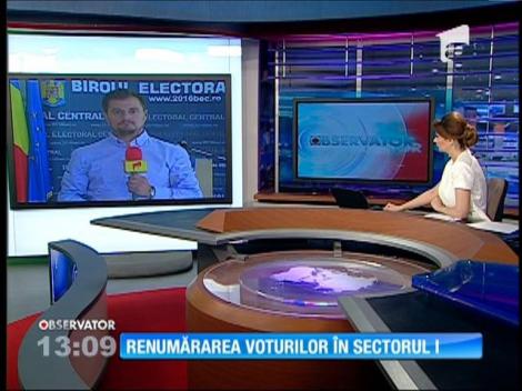 Se cere renumărarea voturilor din Sectorul 1 al Capitalei