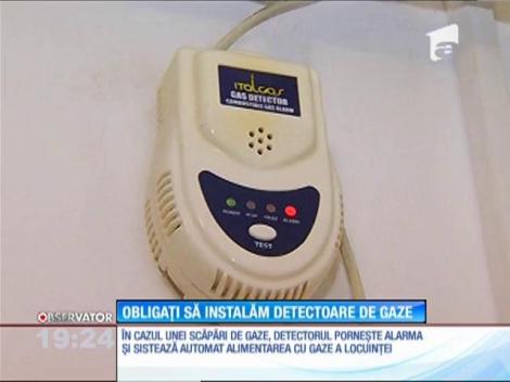 Autorităţile îi obligă pe proprietarii de apartamente să instaleze detectoare de gaze