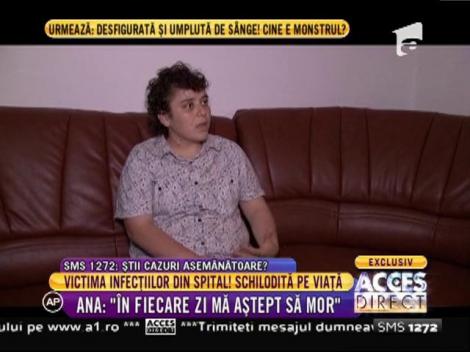 O tânără din România a fost schilodită pe viață în urma unei infecții luate din spital: ”În fiecare zi mă aștept să mor!”