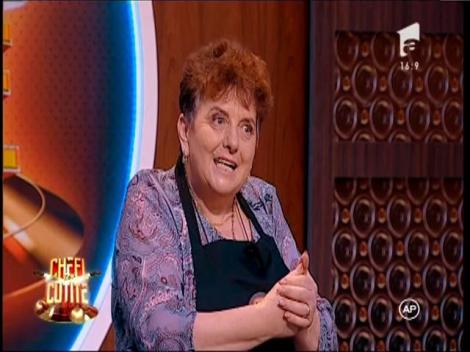 Coana Mița, în timpul audițiilor