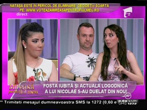 Răfuială între fosta și actuala parteneră a lui Nicolae